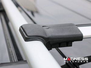 Jeep Renegade Roof Rack Cross Bars - for models w/ factory roof rails - Silver (2015-2024) Jeep Renegade Roof Rack Cross Bars - for models w/ factory roof rails - Silver (2015-2024)